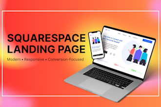 design a squarespace landing page that converts