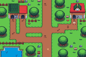 do 2d top down pixel art tileset character assets rpg game top down tile map