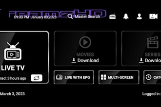 white label iptv app, android , tivimate with admin  panel