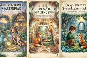 kinderbuchillustration in aquarell für bilderbuch und geschichtenbuch erstellen