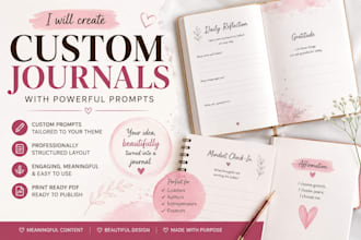 create a customised journal in kdp format