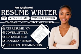 write, update or redesign your senior executive ats resume, cv and cover letter