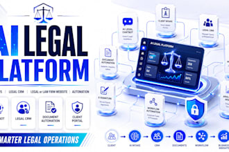 build an ai legal platform,ai legal chatbot, document automation and legal CRM