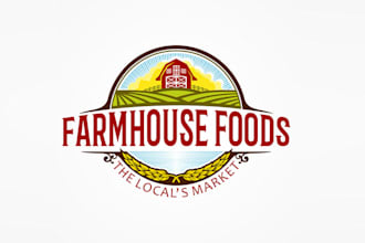 create perfect aspiring locals market logo