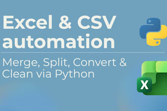 convert, merge, and automate your excel or csv files