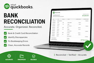 do quickbooks bank reconciliation and fix bookkeeping errors