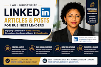 write linkedin thought leadership content for ceos founders and executives