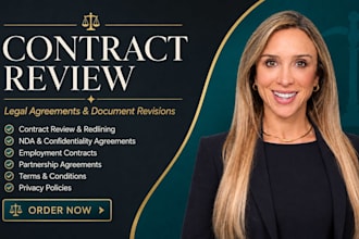 review contracts, provide legal analysis, and draft professional legal documents