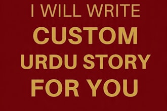 write engaging urdu horror and moral stories