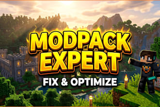 setup, fix and optimize your custom minecraft modpack server