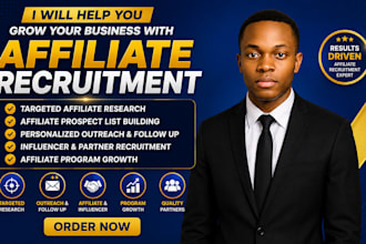 do affiliate recruitment and targeted affiliate outreach