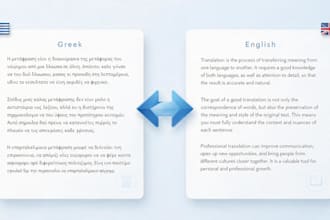 translate english to greek and vice versa
