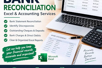 do bank reconciliation and accounting in excel