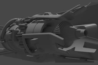 create 3d aircraft, airplane, jet, spaceship and aerospace models for project