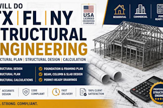 do tx fl ny structural engineering structural plan structural design calculation