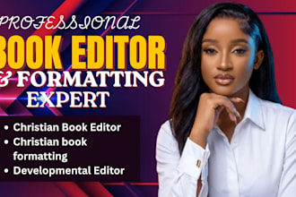 edit christian book and formatting, christian book and developmental editor