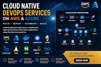 provide AWS and azure cloud native devops services