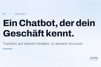 einen ki chatbot bauen der auf deiner website kundenfragen beantwortet