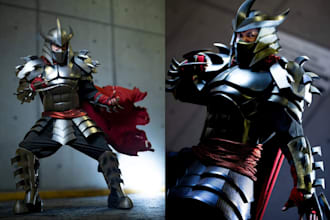 do 3d cosplay model wearable anime armor eva foam pepakura 3d helmet 3d props