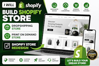 build shopify store dropshipping print on demand store shopify store redesign