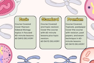 teach you pearson edexcel biology and prepare you for exams