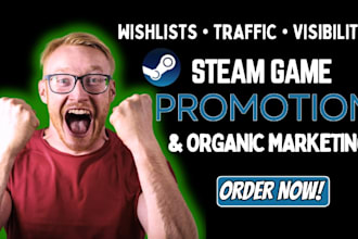 do steam game promotion, steam wishlist and game marketing