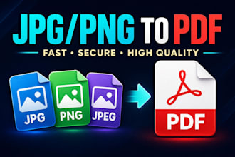 convert jpg, png, and scanned images to PDF