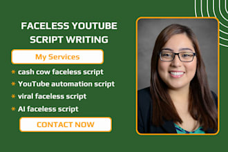 script write cash cow faceless youtube automation viral video, ai faceless video
