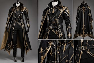 create a custom cosplay costume or character outfit