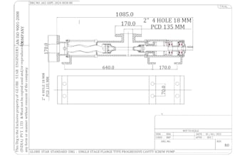 create professional autocad 2d mechanical drawing
