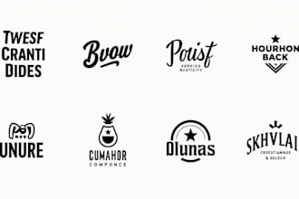 create typography t shirt logo and merchandise designs