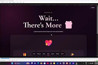 create a personalized birthday surprise website