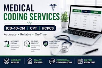 provide accurate medical coding services for icd 10 cpt and hcpcs