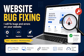 fix bugs and errors on your website
