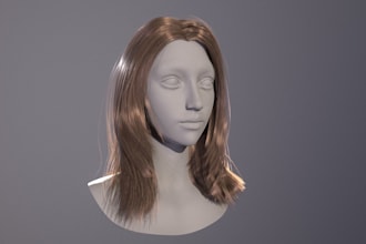 create realistic xgen 3d hair grooming metahuman hair unreal engine 3d hair