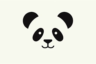 do panda head t shirt logo designs