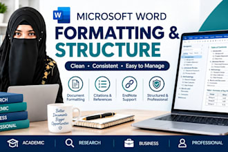 professionally format and structure your microsoft word document