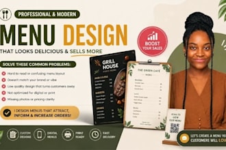 restaurant menu, food menu, cafe menu, digital menu,board, bar menu, menu flyer