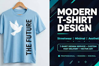 design 3 modern minimalist aesthetic t shirt design