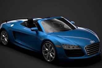 3d livery sport car,roadster render,racing car for gtav,audi spyder fbx,glb,stl
