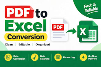 convert PDF to excel