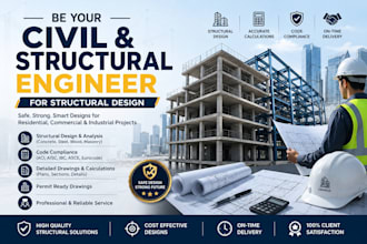 be your civil and structural engineer for structural design