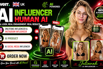 create human like ai influencer for instgram and onlyfans