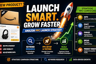 launch your amazon product with a strategic PPC campaign setup
