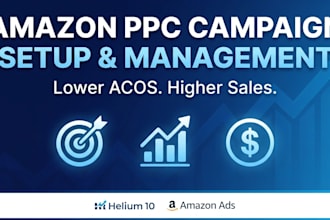 setup and manage amazon ppc campaigns and advertising ads to boost sales
