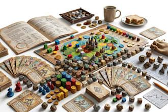 design board game and card game mechanics, rules, and rulebook