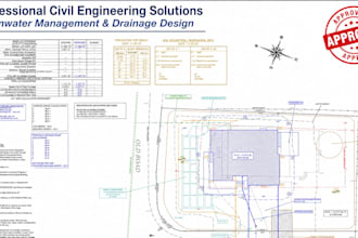 civil engineer stormwater management swppp city permit hecras grading drainage