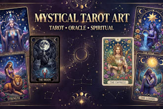 illustrate custom oracle cards