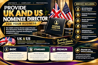 provide UK and US nominee director for your business