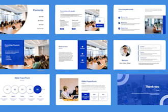 design powerpoint presentation template google slide investor pitch desk keynote
